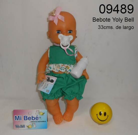 Imagen de BEBOTE YOLY BELL CHICO CON MAMADERA, CHUPETE Y PIJAMA  12.25